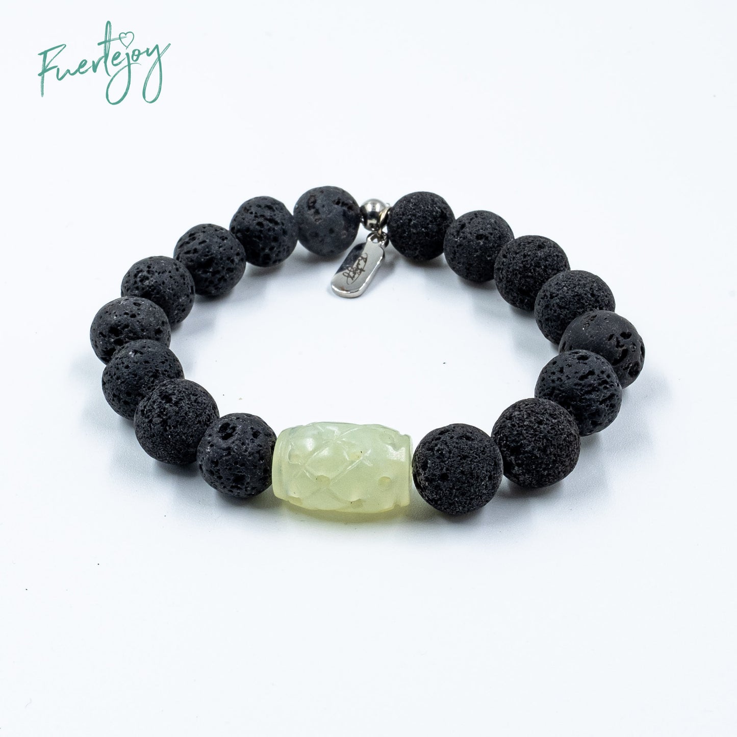 Pulsera de lava "Jade" para él