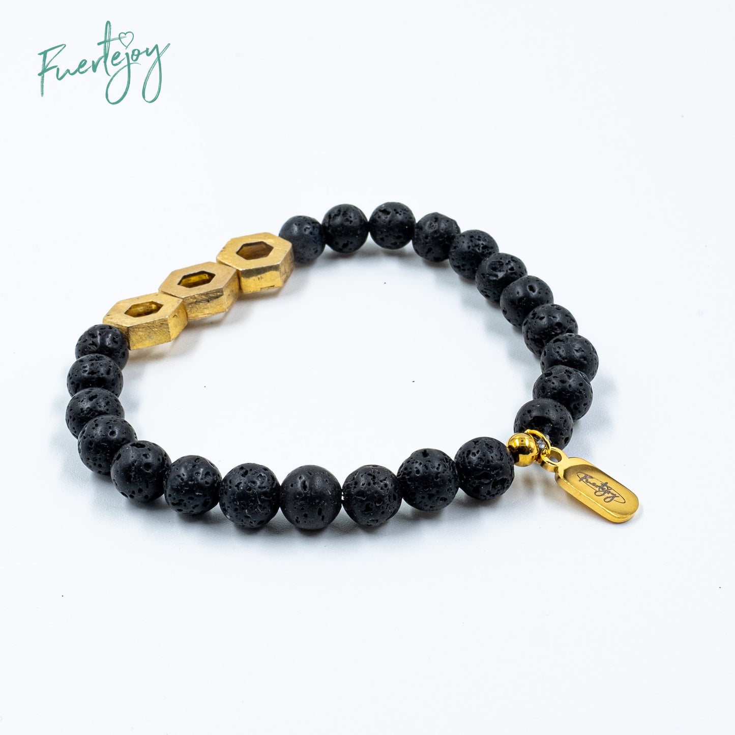 Pulsera de lava "Triple tornillo"