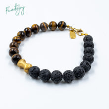 Load image into Gallery viewer, "Twice Tigereye" bracelet for him