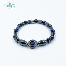Load image into Gallery viewer, Bracelet hematite "Nightblue" for you