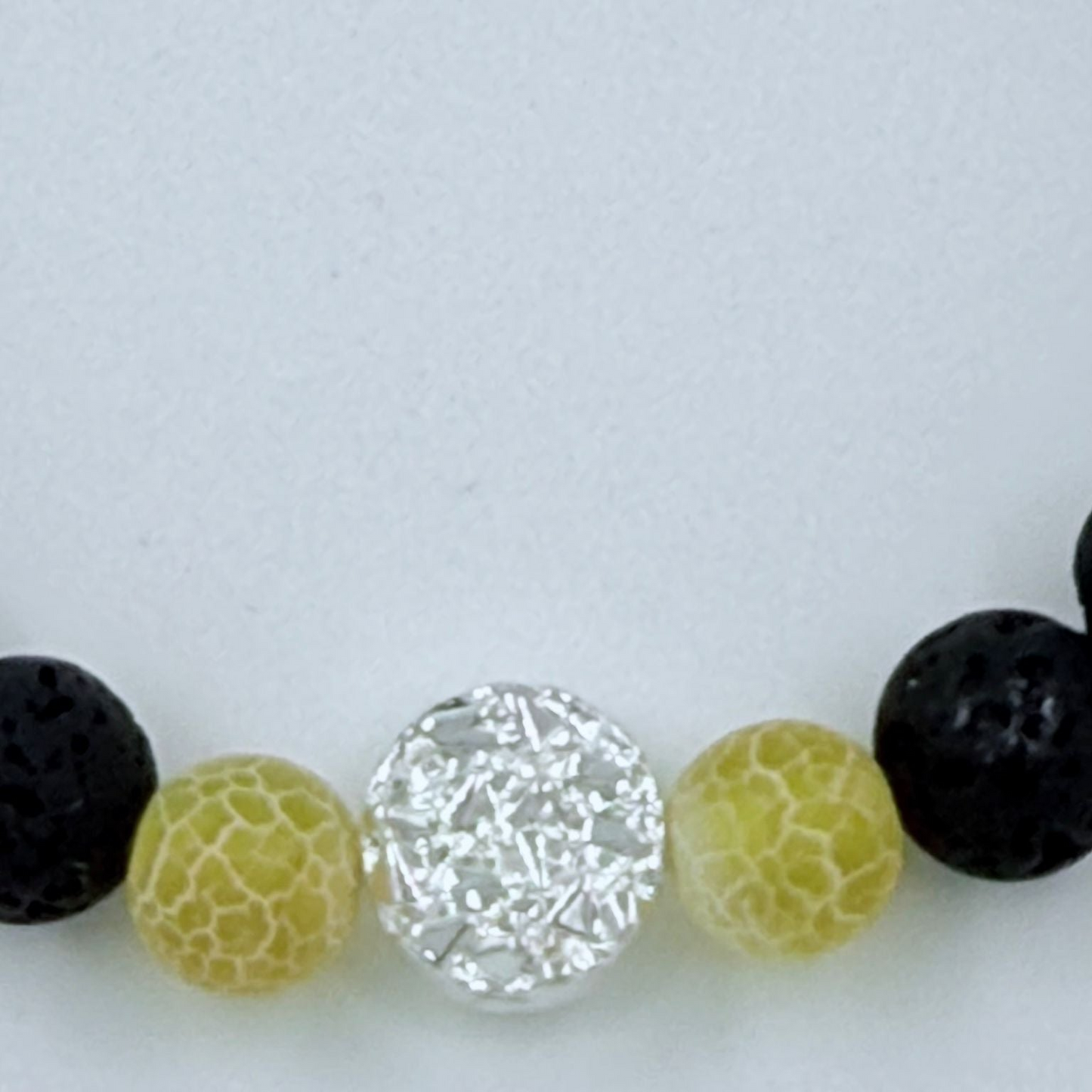 Armband Element gelbe Feuerflamme