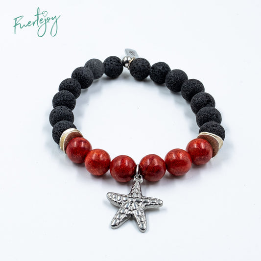 Pulsera de lava "Estrella de mar" para ti