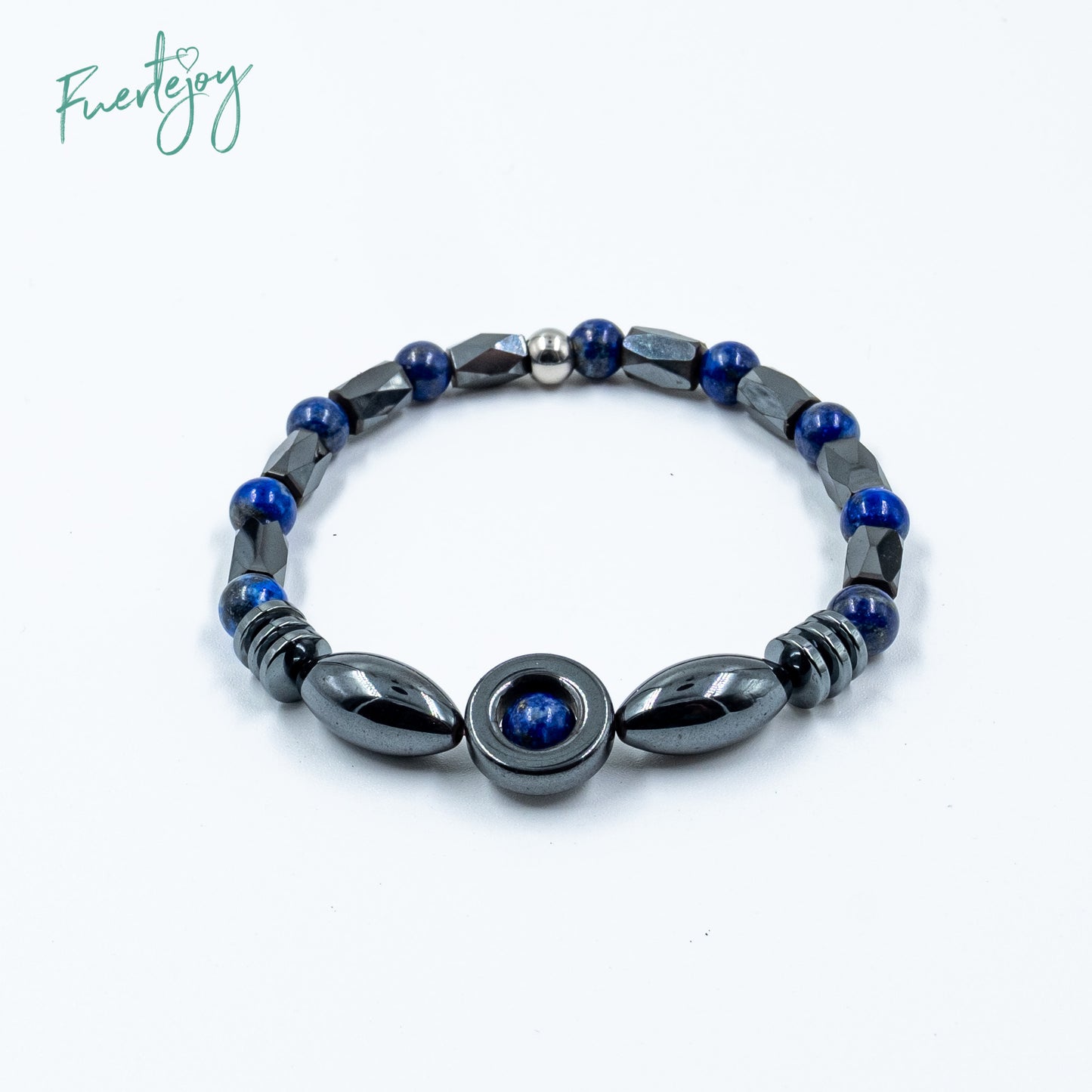 Pulsera de hematita "Azul Noche" para ella