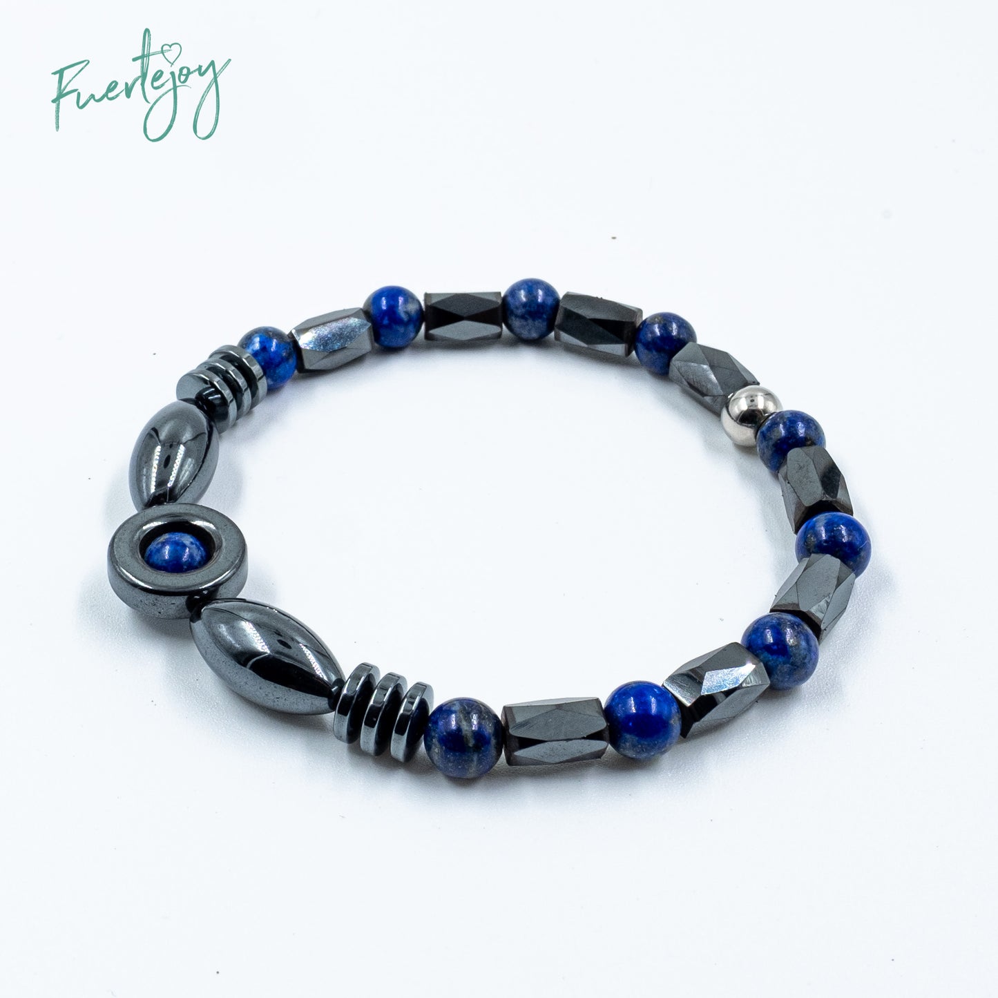 Pulsera de hematita "Azul Noche" para ella