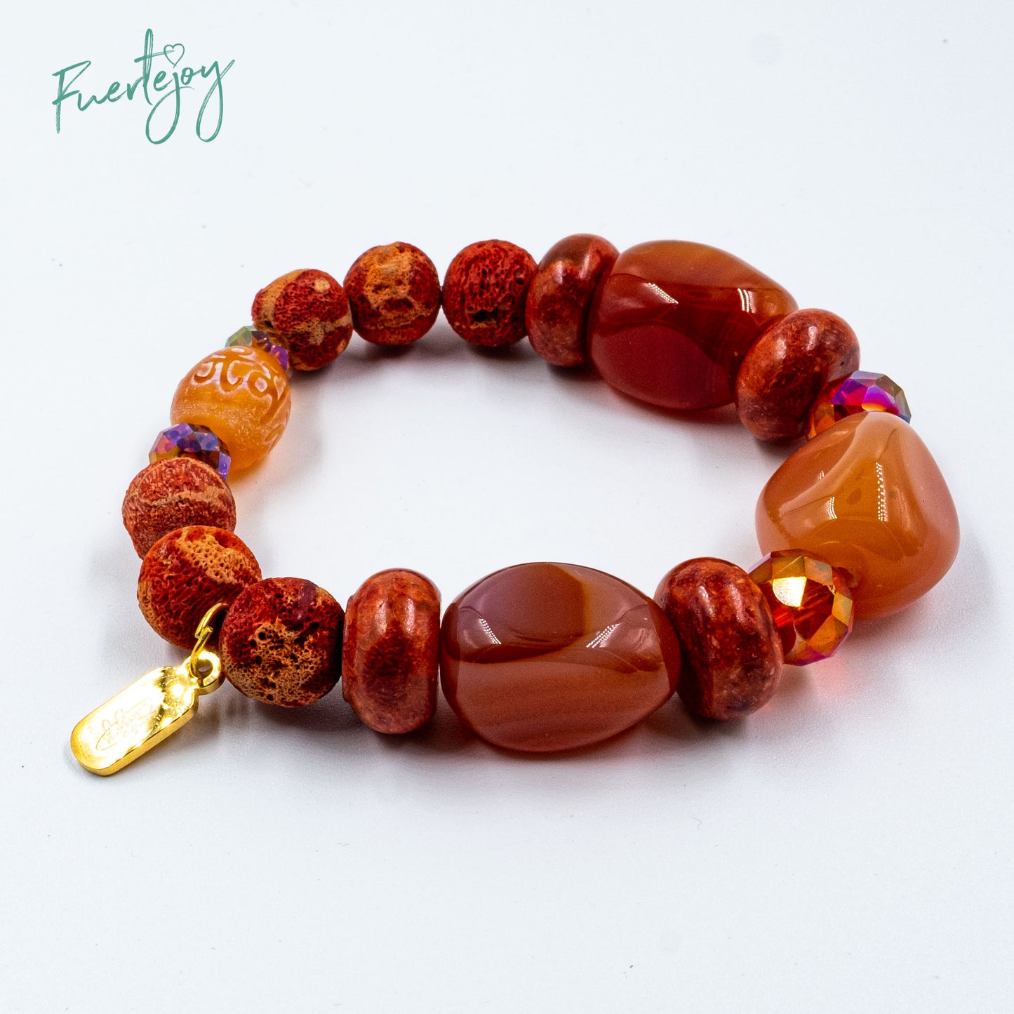 Coral bracelet "Sunset"