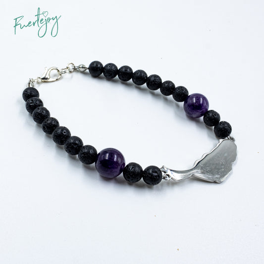 Armband "Fuertelove Solo Amethyst " silber für Sie