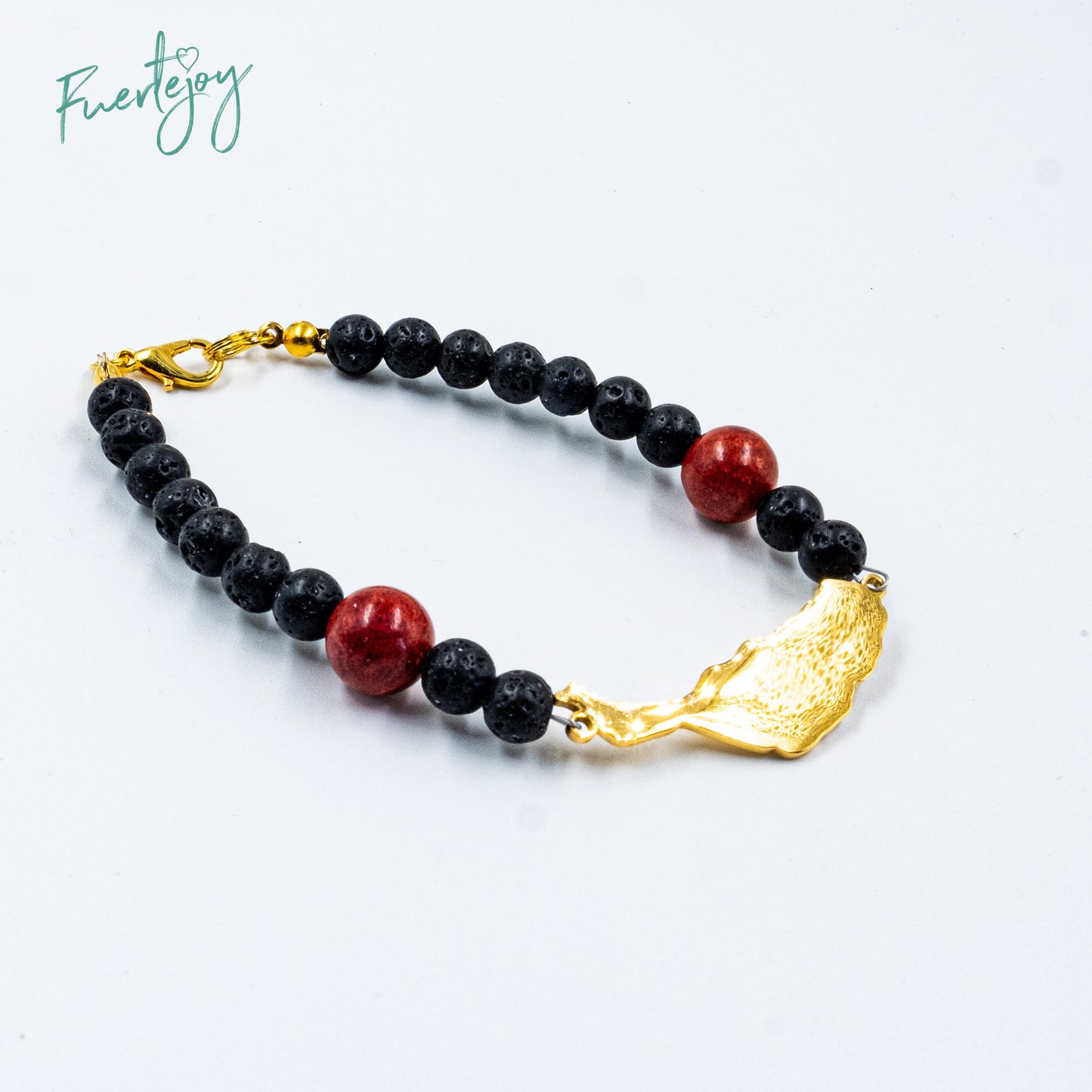 Pulsera de oro "Fuertelove Solo Coralred" para ti